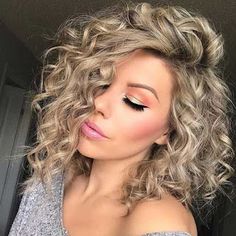 Bob Riccio, Spiral Perm, Medium Curly, Medium Curly Hair Styles, Hair Hoco, Hair Homecoming, Homecoming Hair, Curly Hair With Bangs