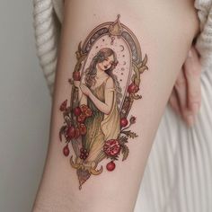 Exclusive Greek God Tattoo Files Women Greek Tattoos, Porcelain Ivory Steel Tattoo, Greek Muse Tattoo, Fresh Vs Healed Tattoo, Gothic Tattoos For Women Dark Beauty, Spine Tattoos For Women Sun And Moon, Tattoo Pin Up, Dress Tattoo, Fire Tattoos For Women