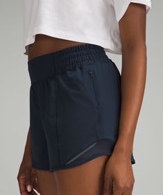 Lululemon Shorts Outfit, Blue Lululemon Shorts, Blue Lululemon, Lululemon Hotty Hot Shorts, Hotty Hot Shorts, Shorts Lululemon, Hot Shorts, Lululemon Shorts, Back Women