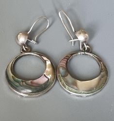 Pre 1979, these lovely earrings are from one if the Taxco artisans. I cannot make out the exact stamp. Good condition. Stamped Taxco 'T5-7..(last letter/number not legible). Length is  Width Jewellery Dish, Dope Jewelry, Stacked Jewelry, Funky Jewelry, Fine Jewels, Lovely Earrings, Girly Jewelry, Gorgeous Jewelry, Jewelry Inspo