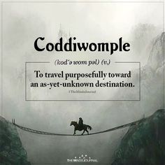 a man riding a horse across a bridge with the words goddwomple above it