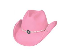 Hats - Bullhide Youth Baby Jane Pink Cowgirl Hat - 0421P Sheriff Callie Costume, Kids Cowboy Hats, Pink Cowgirl Hat, Cowgirl Boots Wedding, Mens Cowboy Hats, Pink Cowboy Hat, Pink Cowboy, Baby Jane, Felt Cowboy Hats