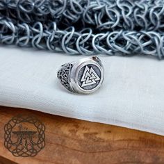 an image of a ring on top of a table