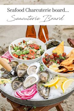 seafood, Charcuterie board, recipe, Boards Charcuterie, Cheese And Crackers, Board Charcuterie, Charcuterie Recipes, Summer Eating, Food Platters, Charcuterie Boards