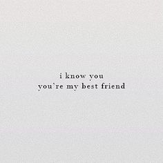 an airplane flying in the sky with a quote on it that says i know you, you're my best friend