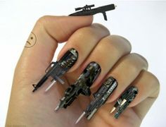 Ugly nails Weird Nails, Nail Art 3d, Nail Art Images, 3d Nail Art, Cool Nail Designs, Makati