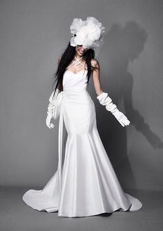 Vera Wang Wedding Dress 0 / Off White Vera Wang: Mckay Mikado Wedding Dress, Mermaid Ball Gown, Vera Wang Wedding, Wedding Dress Silhouette, Wedding Dresses Vera Wang, Flare Gown, Bridal Elegance, Evening Dresses For Weddings, Brides Wedding Dress