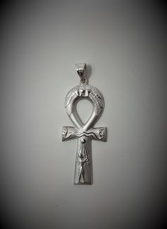 Akhenaten Ankh (Key of Life) pendant - Sterling Silver - You'll be impressed by the quality and great details please contact us if you need a specific order Please contact us if you have any question, thank you for visiting our shop.You can purchase this pendant only or with its chain Our official page https://www.facebook.com/fromegyptwithlove.epy/ You can purchase this pendant only or full necklace , for its chain contact us to add it You can purchase this pendant only or with its chain Silver Cross Jewelry For Ceremonial Occasions, Silver Ankh Necklace For Ceremonial Occasions, Silver Ankh Necklace For Ceremonial Use, Traditional Silver Ankh Jewelry, Traditional Ankh Silver Jewelry, Ceremonial Silver Cross Jewelry, Traditional Collectible Ankh Jewelry, Nickel-free Ankh Jewelry Gift, Silver Ankh Symbolic Necklace