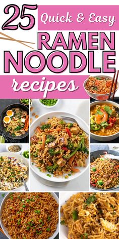 25 quick and easy ramen noodle recipes that are ready in less than 30 minutes