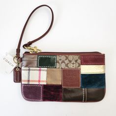 Never Used, Original Box Coach Rectangular Wristlet As Gift, Coach Rectangular Wristlet, Coach Rectangular Wristlet For Gift, Rectangular Coach Wristlet As Gift, Coach Rectangular Zipper Pouch, Rectangular Coach Zipper Pouch, Coach Multicolor Clutch Bag, Multicolor Coach Clutch Bag, Multicolor Coach Bags As Gifts