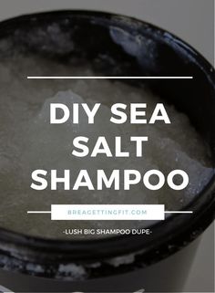 Lush Big Shampoo, Sea Salt Shampoo, Lush Diy, Shampoo Diy, Diy Lush, Lush Recipes, Lush Products, Diy Cosmetics