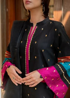 Miras Mae2 - Laam Dogri Suits, Black Colour Combination Outfit, Burnt Orange And Turquoise, Plain Suits, A Line Shirt, Agha Noor, Shirt Pant