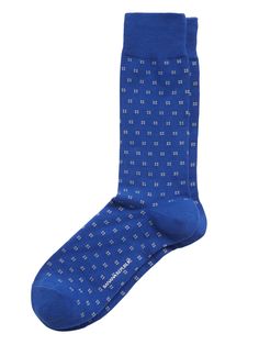 A soft sock in a breathable stretch-cotton blend with rib-knit openings and angled toe seams for a better, more comfortable fit.  Fits men's shoe sizes 8-12. Breathable Fitted Socks For Spring, Spring Fitted Breathable Socks, Casual No-show Fitted Socks, Casual Fitted No-show Socks, Lightweight Breathable Casual Socks, Comfortable No-show Cotton Socks, Comfortable Cotton No-show Socks, Breathable Mid-calf Fitted Socks, Blue Fitted Comfortable Socks