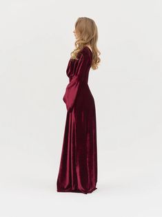 Empire Waist Maxi Dress High Waist Dress Formal Evening - Etsy Fall Wedding A-line Evening Dress, Elegant Burgundy A-line Dress, Elegant A-line Burgundy Dress, Burgundy Maxi Dress For Wedding, Burgundy A-line Evening Dress For Prom, Burgundy Fitted Bodice Dress For Banquet, Fall Wedding A-line Maxi Dress, Fitted Burgundy Maxi Dress For Prom, Fitted Burgundy Prom Maxi Dress