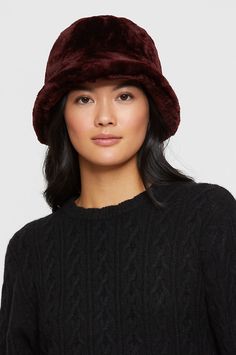 click to expand Faux Fur Beanie For Fall, Faux Fur Beanie Hats For Fall, Winter Fur Felt Hats With Faux Fur Lining, Fall Faux Fur Beanie Hat, Fluffy Faux Fur Hat For Fall, Faux Fur Hat With Short Brim, Faux Fur Hats With Short Brim, Short Brim Faux Fur Hats, Faux Fur Hat For Fall