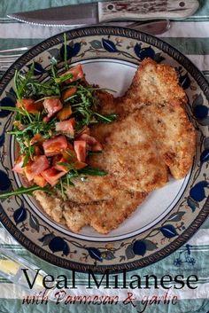 the meal is prepared and ready to be eaten on the table with utensils