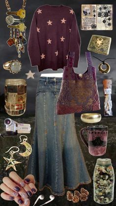 Boho Outfit, Funky Outfits, Grunge Goth, Look At You, Up Girl