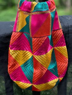 Phulkari , multicoloured bag  Read the full description Description The sweetest petite designer potli bag to enhance any outfit! Hand embroidered with phulkari  work on luxurious georgette .It is certain to bring you compliments. Perfect for Indian weddings! Potli Bag, Potli Bags, Gold Plated Bangles, Deodorant Spray, Indian Weddings, Brown Kraft, Deodorant, Indian Wedding, Hand Embroidered