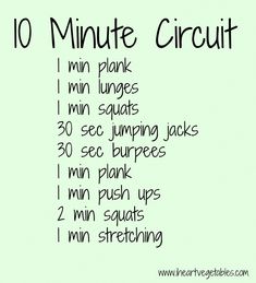 the 10 minute circuit is shown in black and white, with pink writing on it