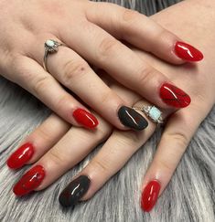 Embrace love and style with our XO nail art! Featuring a vibrant red polish base and a chic charcoal gray accent nail, this design is perfect for expressing your unique flair. Spread Love, Charcoal Gray, Vibrant Red, Charcoal Grey, Nail Art, Nails