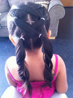 Girls Hairdos, Easy Hairstyles For Kids, Bella Hair