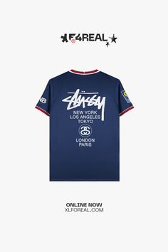 Discover our new PSG Stussy jersey only on xlforeal.com ! Choose from a variety of clubs and national teams. Add names, numbers, and badges for a unique look ! Rediscover blokecore with us. Stussy Jersey, Psg Jersey, Shop Now