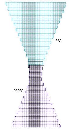 a cross stitch pattern showing the height and width of a vase, as well as measurements