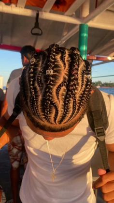 Cornrows Hairstyles Men, Curly Hairstyles Homecoming, Haircuts Medium Hair, Hair Bun Donut, Cornrows Men, Twist Hair Men, Braids With Fade