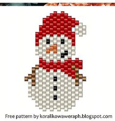 a cross stitch pattern with a santa clause on it's face and the words free pattern by koralkweaph