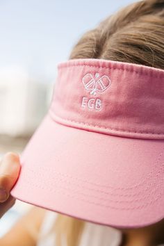 Score a fashion-filled ace with this Pickleball/Tennis Monogram Baseball Hat! Perfect for adding some pickleball pizzazz to your outfit, this stylish hat features a cute custom monogram to let everyone know you're a serious player. Plus, it's the ideal accessory for any sunny day outing, so you can show off your tennis or pickleball pride in style.Details: 100% cotton, bio-washed chino twill Pre-curved visor Hook-and-loop closure Pickleball Fashion, Pickleball Outfit, Monogram Baseball Hat, Baseball Monogram, Embroidered Monogram, Kappa Delta, Stylish Hats, Monogram Styles, Custom Sweatshirts