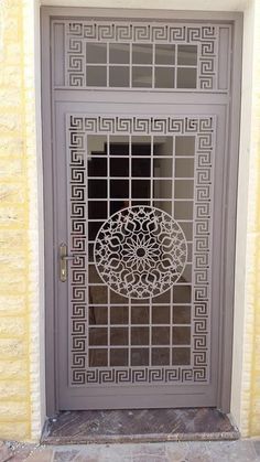 Wrought Iron Front Door, Exterior Door Designs, Door And Window Design, Gate Designs Modern, House Main Door Design, Grill Gate Design, Metal Doors Design, House Main Gates Design