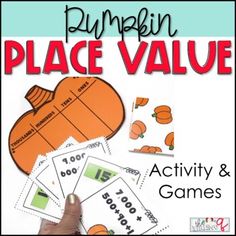 pumpkin place value activity and games