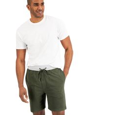 This Hanes Premium French Terry 2PK Sleep Short is perfect for sleep or lounging around the house, both day & night. Is both incredibly stylish & comfortable. The French Terry fabrication provides incredible softness against your skin, and is the perfect weight for year round use. Has two side pockets, button fly enclosure, color coordinated drawstring and a hemmed leg opening. Machine washable, offered in five sizes Small through XXlarge. Also makes for the perfect gift. Casual Green Sleep Shorts, Casual Green Pajama Shorts For Lounging, Sleep Shorts, French Terry Fabric, Hem Style, Day Night, Mens Pajamas, Pajama Shorts, Workout Wear