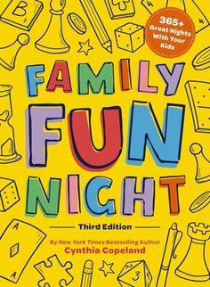 the book cover for family fun night