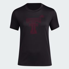 adidas Shop the Texas Tech Bowl Tee - Black at adidas.com/us! See all the styles and colors of Texas Tech Bowl Tee - Black at the official adidas online shop. Team Success, Tech T Shirts, Red Raiders, Model Call, Texas Tech, Adidas Shop, Long Red, Women Lifestyle, Adidas Online