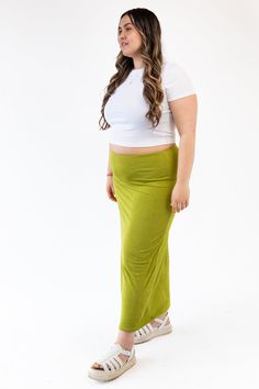 The Teagan Bodycon Maxi Skirt from NLT is ultra-stretchy and incredibly comfy. This body-hugging maxi skirt has a double layer design for a simple yet stylish look. Pair it with the Bonsai tops or a white crop top for a killer outfit. Comes in multiple colors! Details: Made 100% in Los Angeles Care Instructions: Hand wash Fabric: 95% Poly, 5% Span Comes in 3 colors Solid Stretch Maxi Skirt, Versatile Full-length Stretch Skirt, Casual Fitted Solid Color Maxi Skirt, Stretch Casual Maxi Skirt, Casual Stretch Full Length Maxi Skirt, Casual Stretch Full-length Maxi Skirt, Versatile Fitted Maxi Bottoms, Versatile Fitted Maxi Length Bottoms, Versatile Stretch Pencil Skirt