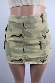 Size: XS Cargo Mini Skirt, Plaid Outfits, Cargo Skirt, Buy 1 Get 1, Clueless, Camouflage, Mini Skirt, Camo, Perfect Fit