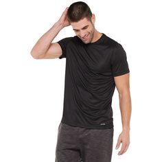 Stay comfy your whole workout through with this men's Tek Gear tee. Stay comfy your whole workout through with this men's Tek Gear tee. Short sleeves Dry Tek technology CrewneckFABRIC & CARE Polyester Machine wash Imported Size: XL. Color: Black. Gender: male. Age Group: adult. Sporty Moisture-wicking Athletic Fit T-shirt, Basic Breathable T-shirt For Sports, Basic Moisture-wicking T-shirt For Sports, Technical Moisture-wicking T-shirt, Technical Moisture-wicking T-shirt For Sports, Athletic Fit Moisture-wicking Sports T-shirt, Sporty Moisture-wicking T-shirt For Workout, Sporty Moisture-wicking T-shirt For Light Sports, Sporty Moisture-wicking Workout T-shirt