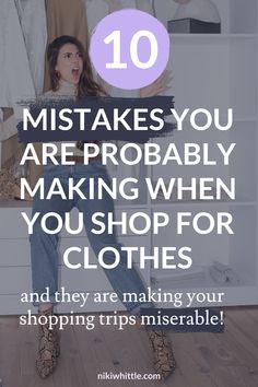 Do you hate shopping? Are you frustrated with wasting money on clothes you don't feel good in? I’m a personal stylist and these are my top 20 shopping tips for how to shop for clothes. How Much Clothes Do I Need, Best Clothing Websites, Staple Wardrobe Pieces, Capsule Wardrobe Essentials, Flattering Outfits, Confident Style, Body Confidence, Everyday Fashion Outfits