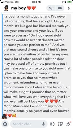 the text message was sent to someone who is not in love with her boyfriend, and he