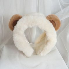 Sweet Bear Kawaii Winter Lolita Hat ON292 Kawaii Winter, Bear Kawaii, Egirl Clothes, Camel, Hats, Kawaii