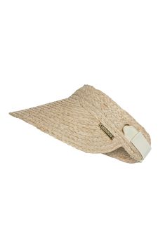 Summer sun Our Anguilla Visor was made to your face shaded from the sun while still looking cute. Crafted in raffia with a soft padded area along forehead complete with an adjustable elastic band for the perfect fit.Features:Soft rounded flexible brimSoft padded area along forehead Adjustable elastic back bandGold Mond White Adjustable Hat For Vacation, White Adjustable Sun Hat For Vacation, Adjustable White Hat For Vacation, Adjustable Beige Hats For Vacation, Adjustable Straw Hat With Uv Protection For Beach, Adjustable Beachwear Straw Hat For Sunbathing, Adjustable Packable Sun Hat For Sunbathing, Adjustable Straw Hat For Beachwear With Uv Protection, Beachwear Straw Hat With Uv Protection For Sunbathing