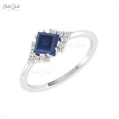 Description Sparkle with elegance wearing this Solid 14k Gold Diamond and 0.7Ct Blue Sapphire Gemstone Half Halo Ring. Perfect as an engagement ring, its dazzling diamonds and vibrant sapphire create a stunning statement. A timeless piece that blends luxury and romance effortlessly. Product Details SKU CJ R 1818 BS Product dimension - Metal 14K Solid Gold Birthstone September Blue Sapphire Details Size 5mm Quality AAA Pieces 1 Weight 0.7 carats Setting Prong Enhancement Heated Diamond Details Si Sapphire And Diamond Engagement Ring, Blue Sapphire Gemstone, Sapphire Engagement Ring Blue, Blue Sapphire Rings, Halo Ring, Sapphire Gemstone, Halo Rings, Gemstone Ring, Real Gold