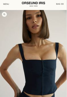 Orseund Iris, Mode Inspo, Bustier Top, Mode Vintage, Looks Vintage, Corsets, Look Cool, Square Neckline, Look Fashion