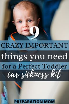 car sick kit toddler