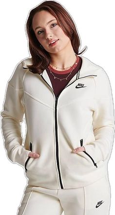 Nike Sporty Fleece Jacket For Sports, Sports Fleece Track Jacket With Zipper, Fleece Track Jacket With Zipper For Sports, Sports Fleece Track Jacket With Zipper Closure, Fleece Track Jacket With Zipper Closure For Sports, Sporty Nike Fleece Jacket, White Sporty Fleece Jacket For Sports, Athleisure Fleece Jacket With Fleece Lining For Sports, Athleisure Fleece Jacket With Fleece Lining