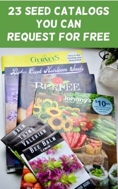 several seed catalogs with the title 25 seed catalogs you can request for free