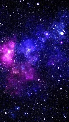 purple and blue stars in the night sky