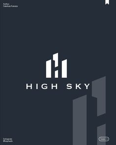 High Sky logo proposal for a real state brand. . . . . . . #logo #branding #visualidentity #brandidentity #realestatelogo #buildinglogo #office #corporate #builder Office Logo Design, Build Logo, 2025 Rebrand, Builder Logo, Logo Proposal, Logo Building, Sky Logo, Event Invitation Design, Realtor Logo Design