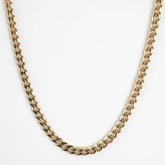 Cuban link gold chain necklace Gold Cuban Chain, Gold Cuban Link Chain, Vintage Gentleman, Cuban Chain Necklace, Feel More Confident, Cuban Link Chain, Classic Gold, Cuban Chain, Cuban Link